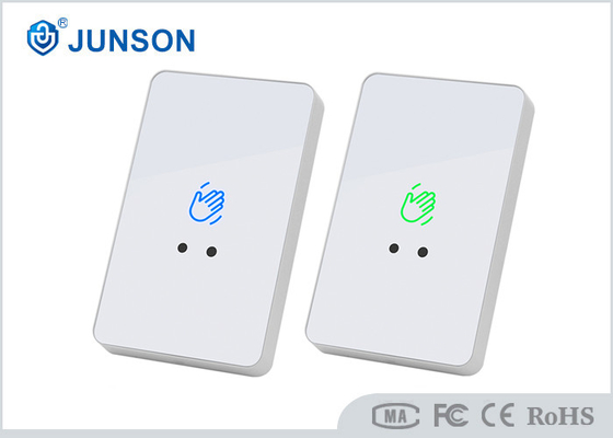 Άσπρο κουμπί απελευθέρωσης πορτών Touchless χρώματος κουμπιών ώθησης εξόδων περίπτωσης PC με την παραγωγή σημάτων