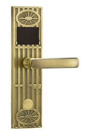 Χρυσό σύστημα κλειδαριών πορτών ξενοδοχείων που χρησιμοποιεί την κάρτα 125KHz ή 13.56MHz Rfid