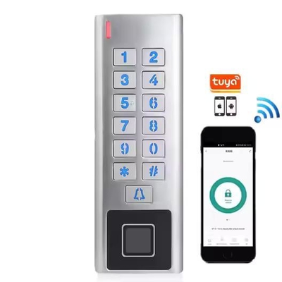 Tuya App Αδιάβροχη μεταλλική θήκη WIFI RFID έξυπνη κλειδαριά ελέγχου πρόσβασης δακτυλικών αποτυπωμάτων