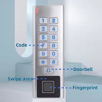 Tuya App Αδιάβροχη μεταλλική θήκη WIFI RFID έξυπνη κλειδαριά ελέγχου πρόσβασης δακτυλικών αποτυπωμάτων