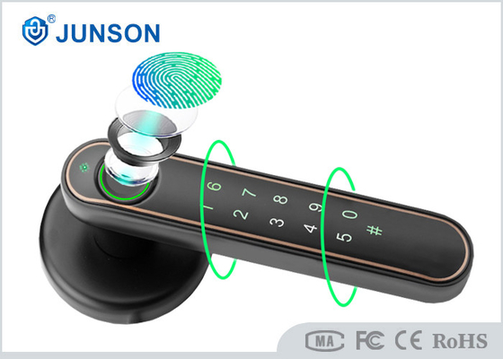 Εσωτερική πορτών πολλαπλάσια γλωσσική υποστήριξη Bluetooth Tuya App κλειδαριών δακτυλικών αποτυπωμάτων ευφυής