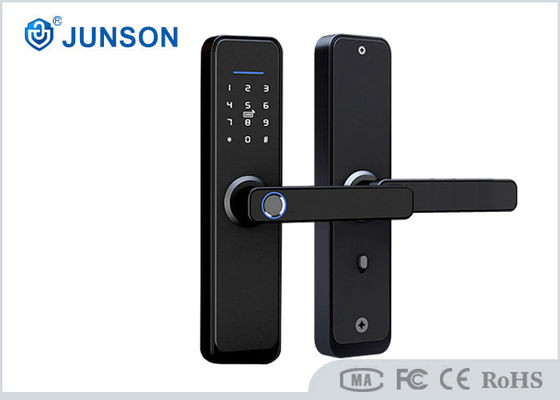 Έξυπνο υλικό κραμάτων ψευδάργυρου κλειδαριών πορτών δακτυλικών αποτυπωμάτων κλειδαριών Tuya Wifi οθόνης αφής για το σπίτι