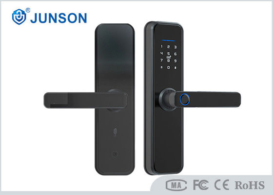 Έξυπνη κλειδαριά εγχώριων πορτών αντι κλεφτών μετάλλων κραμάτων ψευδάργυρου δακτυλικών αποτυπωμάτων κωδικού πρόσβασης Tuya κλειδαριών